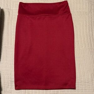 Elegant Maroon/Burgundy Women's Skirt